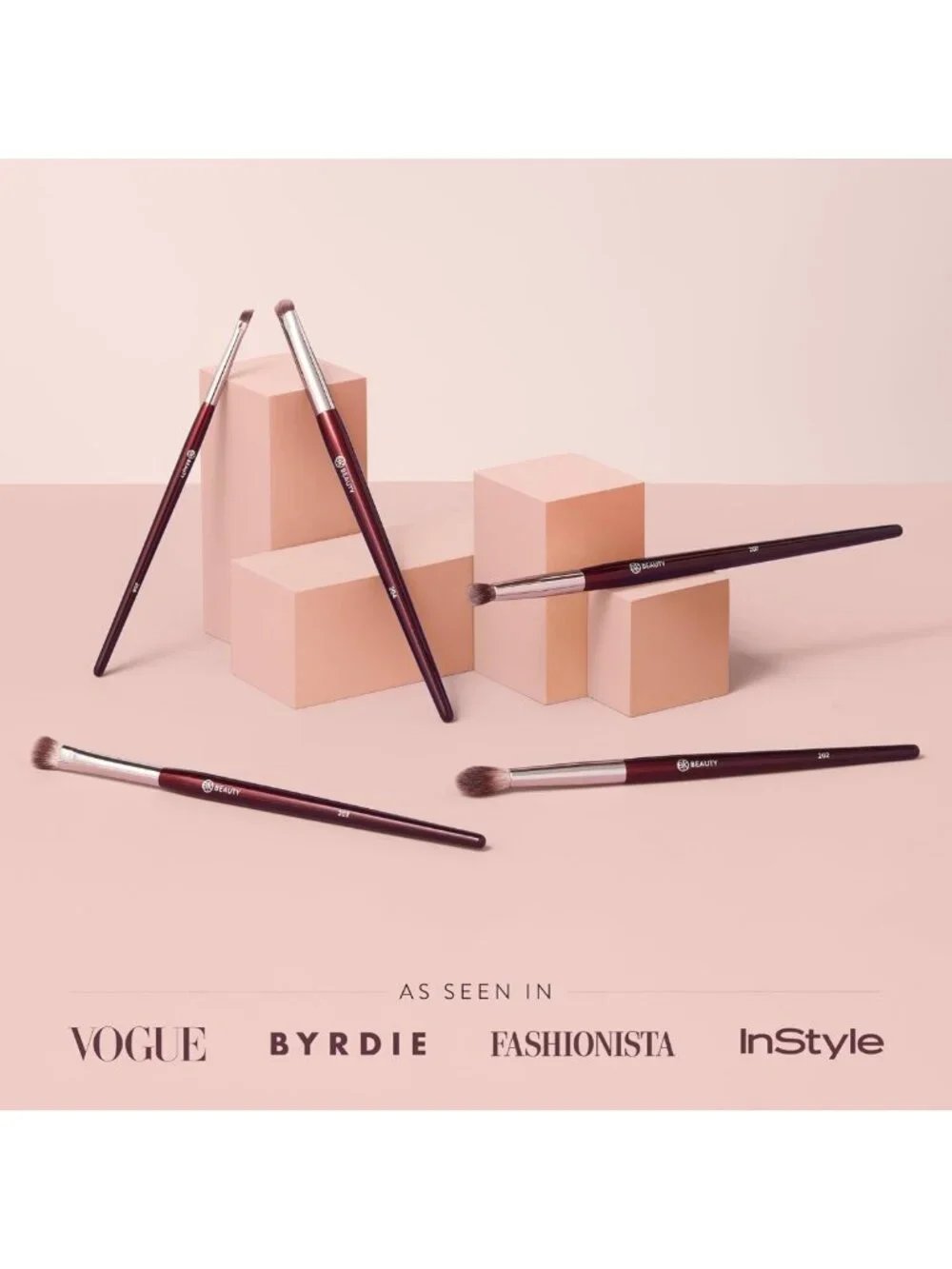 5-Piece Eyeshadow Brush Set for Hooded & Smaller Eyes | Blending, Smudging
